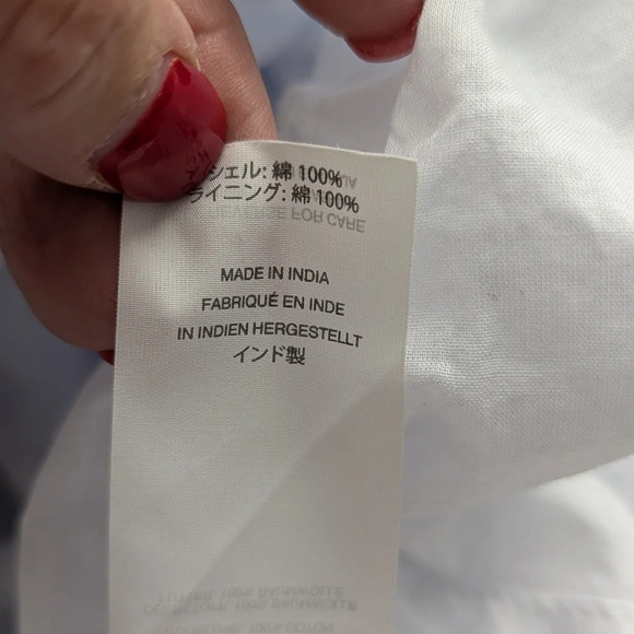 J. Crew Santorini Maxi Dress Blue White Tile Print Sleeveless V-Neck Size 00 - Picture 14 of 16